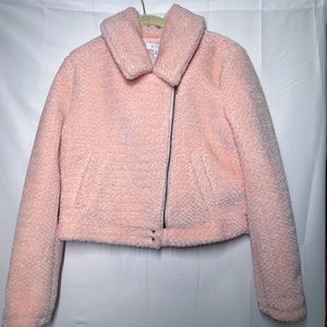 NWT k/lab Cropped Pop Color Coat
